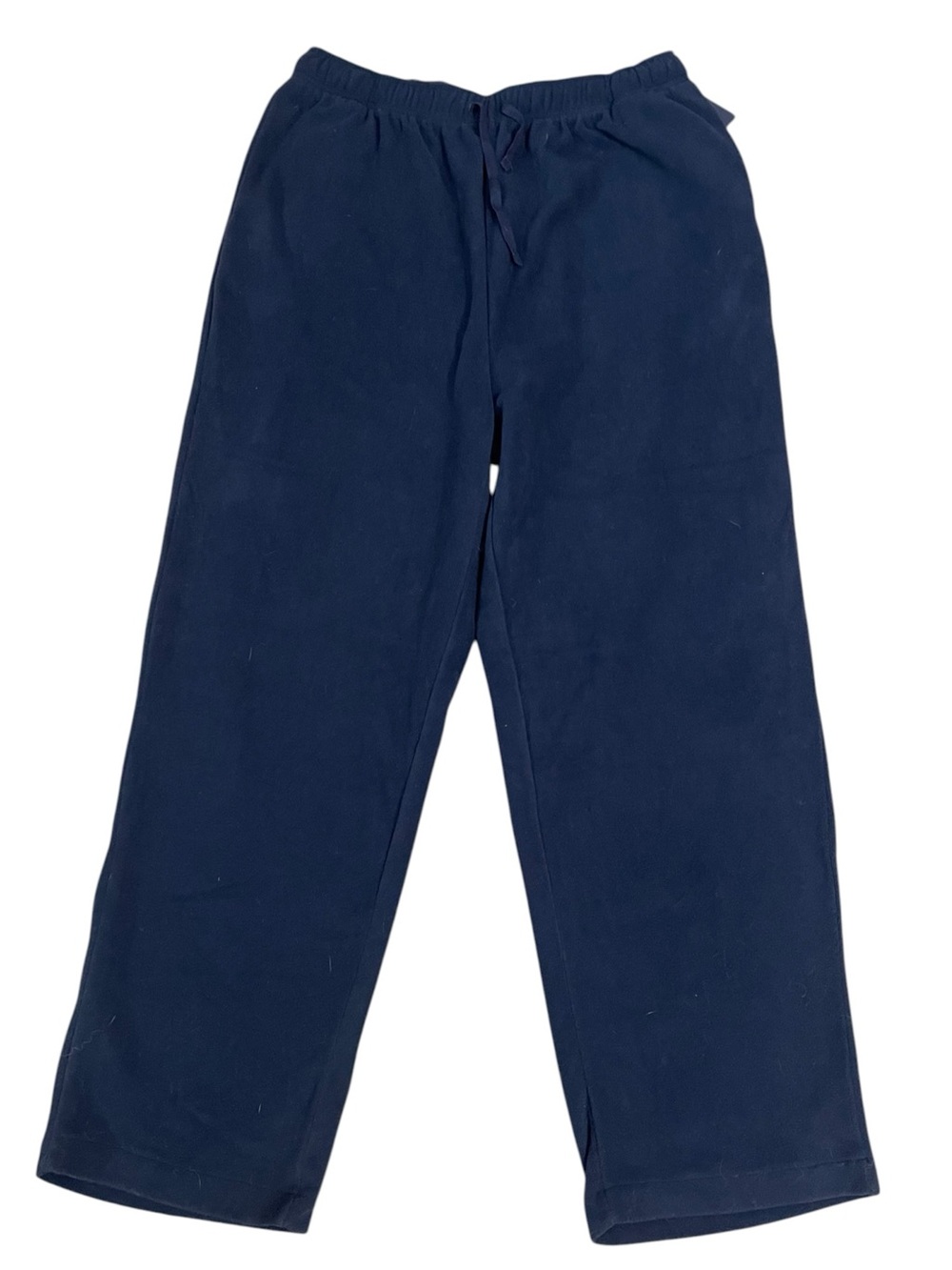 Nautica Men's Navy Drawstring Fleece Pajama Lounge Sweatpants